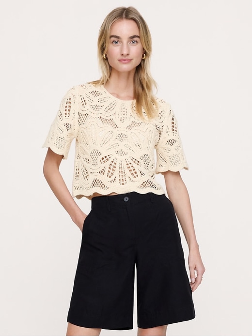 2026 June Collection Banana Republic Lace Top